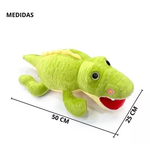 Jacaré De Pelúcia 38cm Crocodilo Jacarezinho Antialérgico lacoste