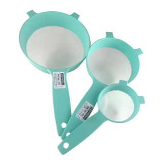 Kit Peneiras de Plástico Verde 3 peças - Mini, Pequena e Média em Oferta na Shopee