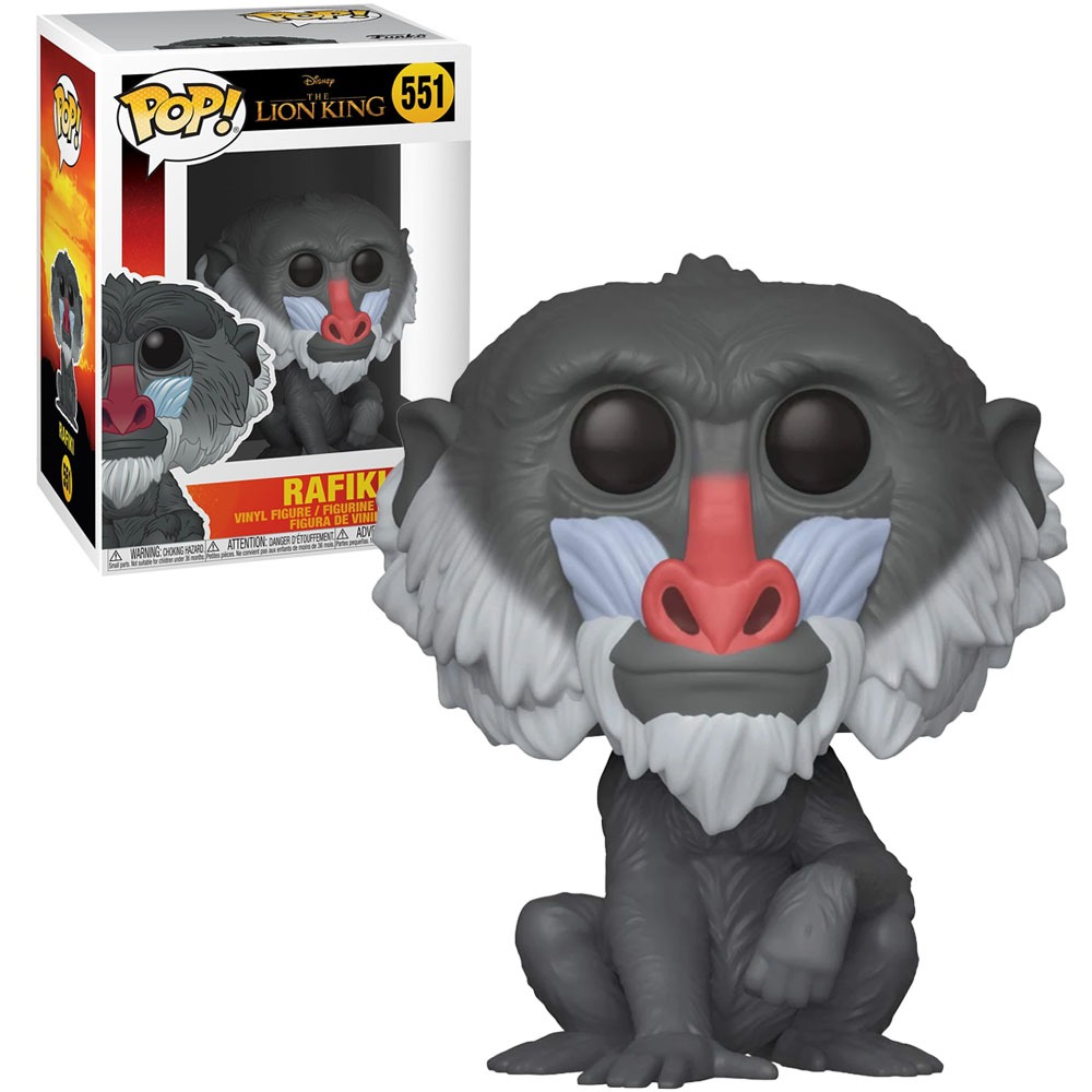 FUNKO  DISNEY LION KING LIVE ACTION - RAFIKI 551 NOVO ORIGINAL em Oferta na Shopee