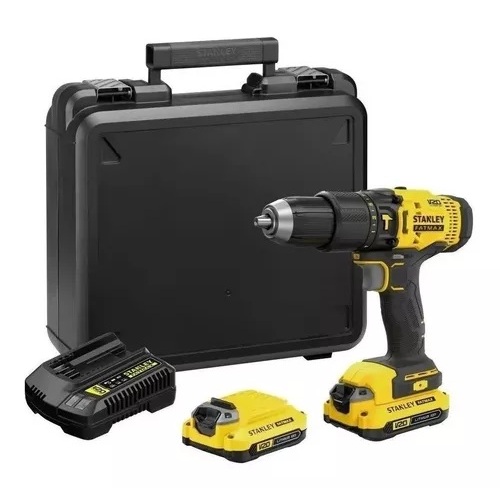 Parafusadeira Furadeira Impacto 20v 2 Bat Stanley Scd711c2k em Oferta na Shopee