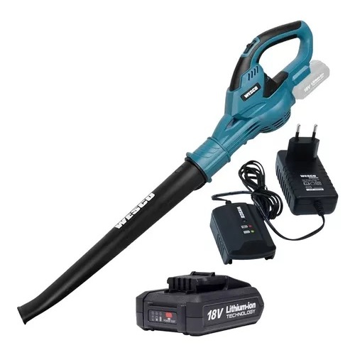 Soprador De Folhas A Bateria 18v 2ah Wesco Ws8511 Bivolt em Oferta na Shopee
