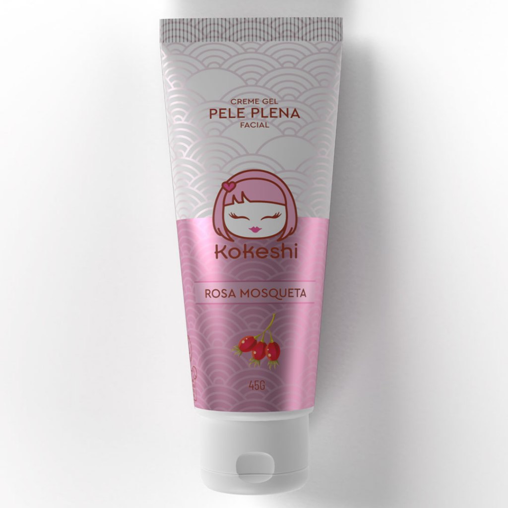 Creme Gel Facial Pele Plena Kokeshi Antienvelhecimento