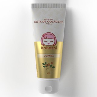 Creme Gel Regenerador Facial Gota de Colágeno Kokeshi 45g em Oferta na Shopee