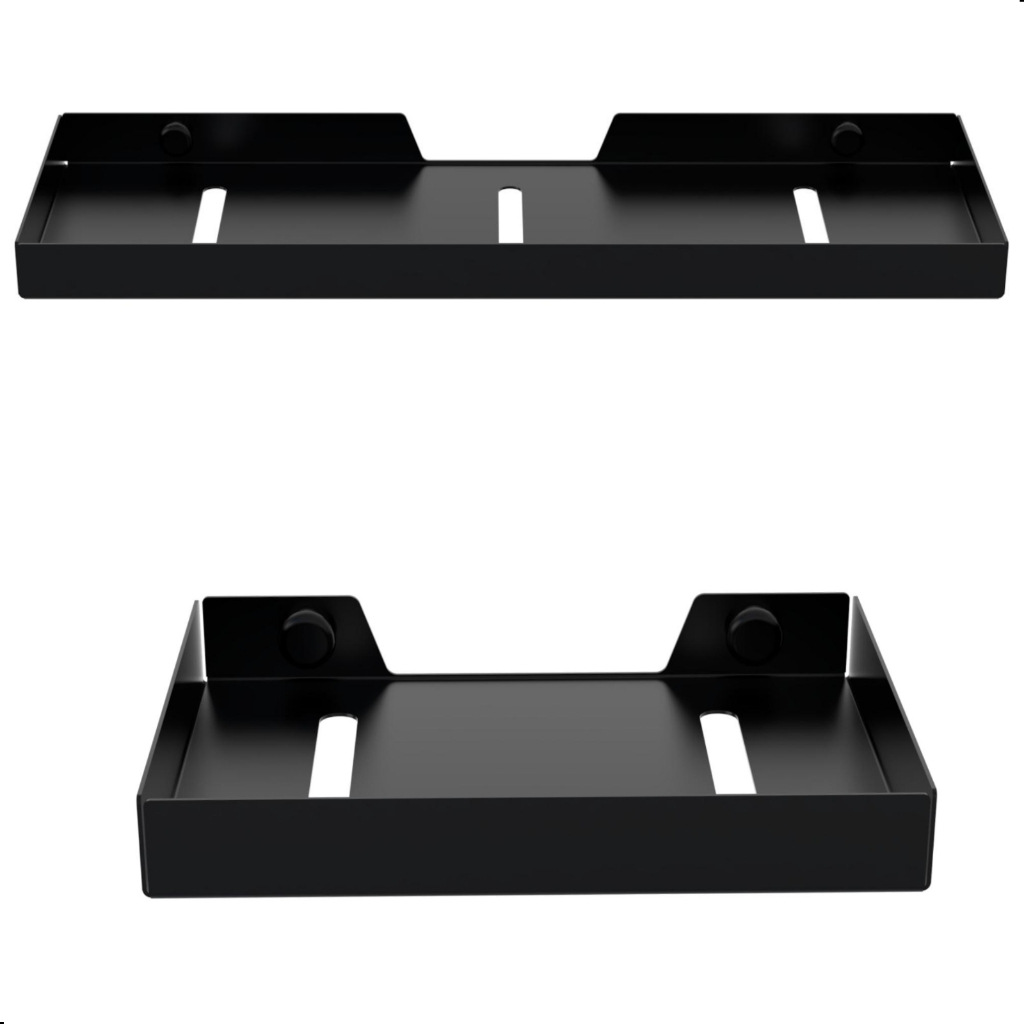 Kit Porta Sabonete e Shampoo Parede Para Banheiro Preto Plus em Oferta na Shopee