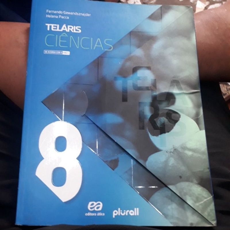 telaris ciência história e matemática 8 ano. português é geografia  total 5 livro.