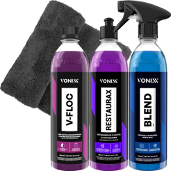 Cera Blend Spray + Toalha Felpuda + Restaurax + Shampoo V-Floc