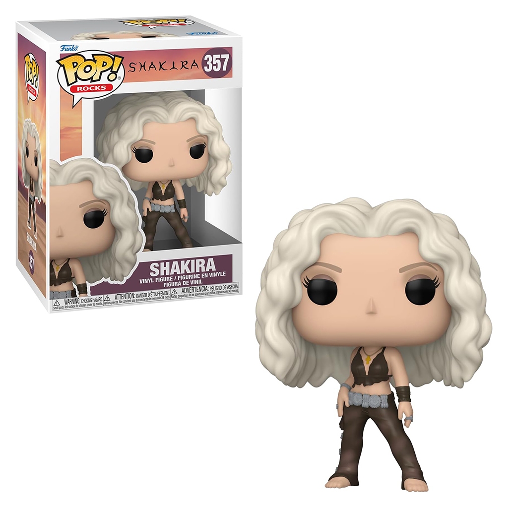 FUNKO POP ROCKS SHAKIRA WHENEVER WHENEVER - SHAKIRA 357 NOVO ORIGINAL