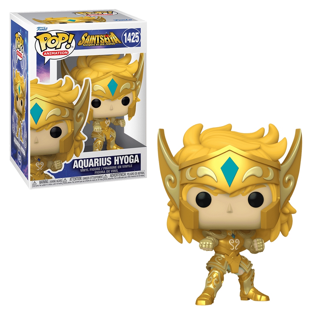 FUNKO POP ANIMATION SAINT SEIYA - AQUARIUS HYOGA 1425 NOVO ORIGINAL em Oferta na Shopee