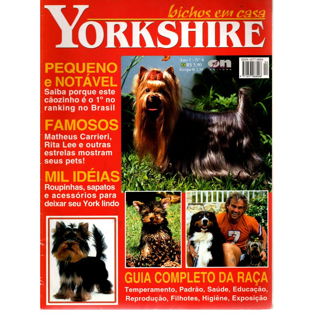Revista Bichos Em Casa, Yorkshire, Ano 1, Nº 4