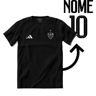 camiseta unissex dryfit tecido respiravel Galo futebol Adicione seu nome e numero