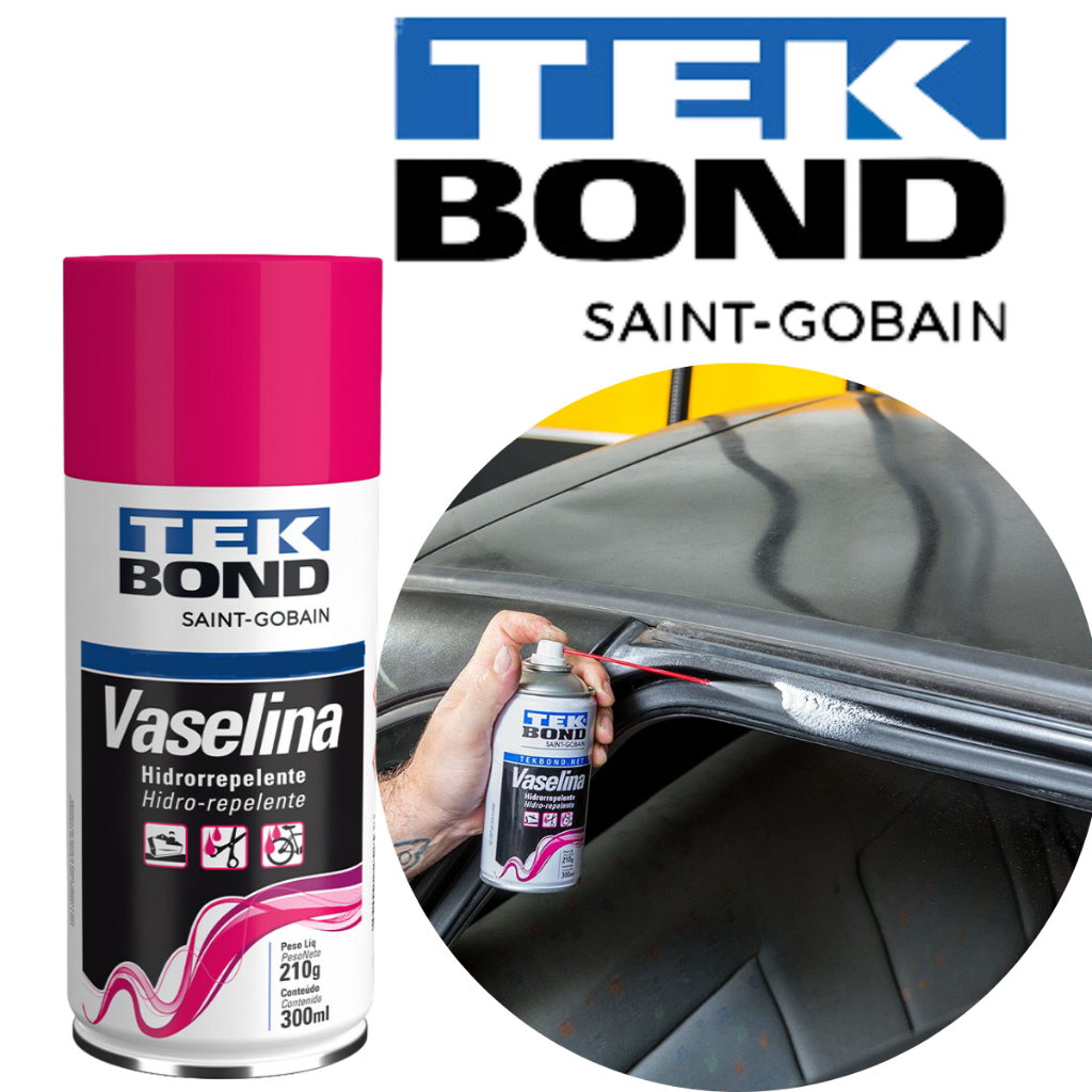 Vaselina Spray Hidrorrepelente Anti Desgaste Tekspray Tekbond 300 ml em Oferta na Shopee