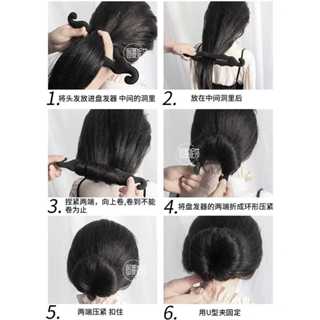 Acessório para Cabelo Coque Fácil Magic Bun Coque Rapido