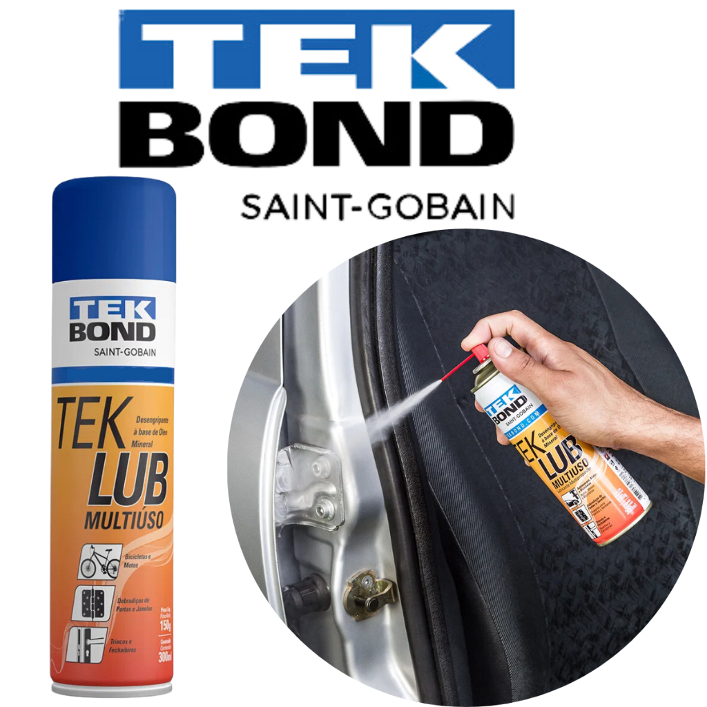 Óleo  Tek Lub  lubrificante Desengripante Multiuso 300 ml TekBond em Oferta na Shopee