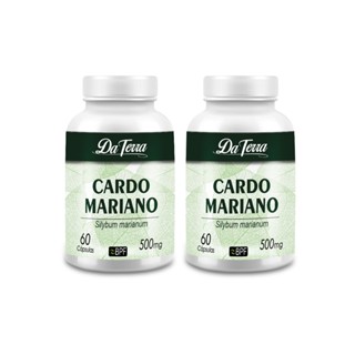 Cardo Mariano (Silimarina) 100% Natural 2 Frascos 500mg