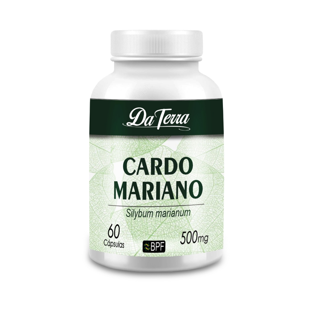 Silimarina em Cápsulas (Cardo Mariano) Silybum marianum 500mg