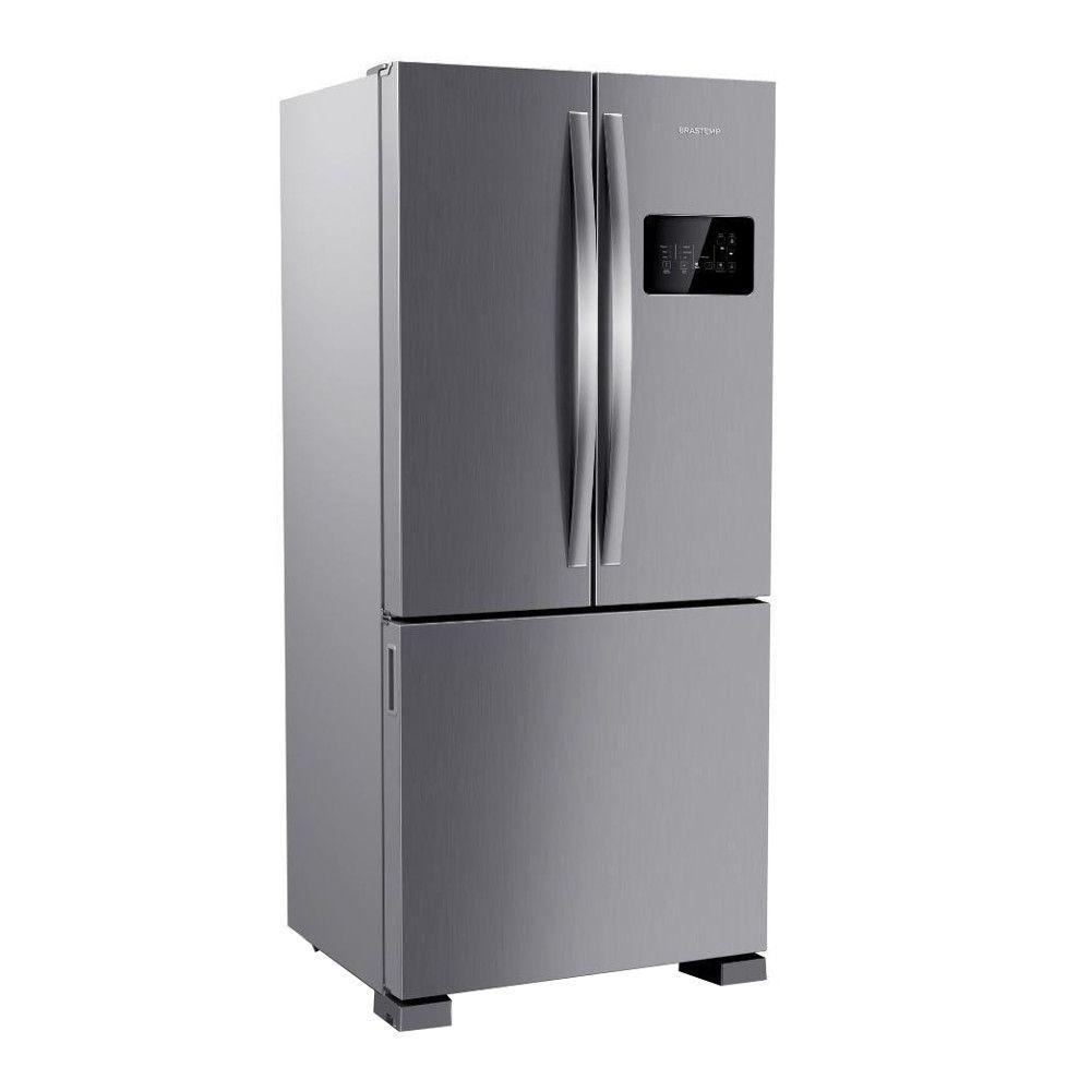 Geladeira Brastemp Frost Free French Door A+++ 554 litros cor Inox - BRO85AK • 110V