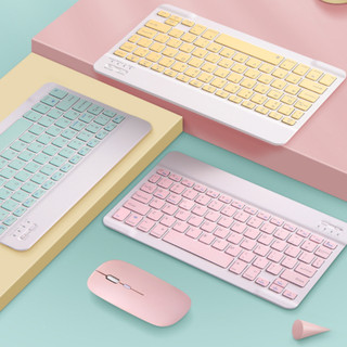 Kit Teclado E Mouse Bluetooth 5.2 Compatível Pc iPhone Android