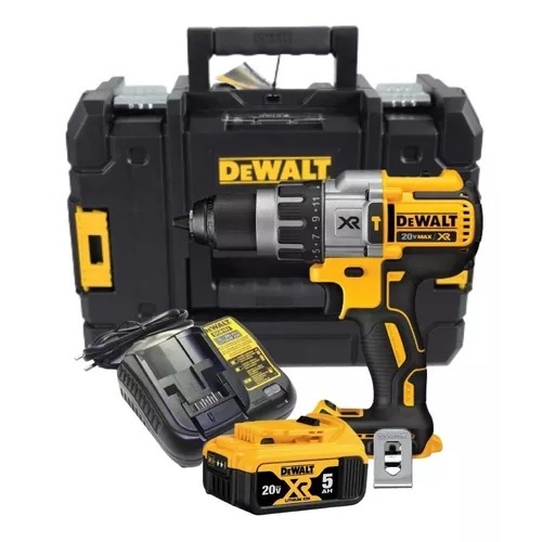 Furadeira Dewalt Dcd996 20v Bat 5ah Carregador Biv Maleta em Oferta na Shopee