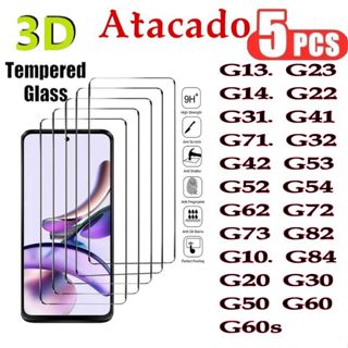 Kit Película 3D de Vidro Atacado com 5 peça Moto G13 G14 G23 G22 G53 G31 G41 G71 G32 G42 G52 G54 G62 G72 G73 G82 G84 G10 G20 G30 G50 G60 G60s