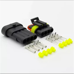 Conector Automotivo Superseal Selado Impermeável 4 Vias