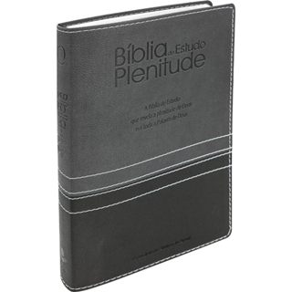 Bíblia De Estudo Plenitude Cinza