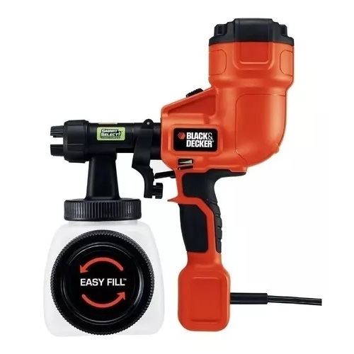 Pistola De Pintura E Pulverizador Black Decker Bdph200b 127v em Oferta na Shopee