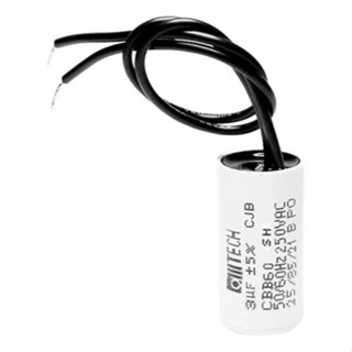 Capacitor 3uf 250vca Motores Portão 2 Fios 50/60hz