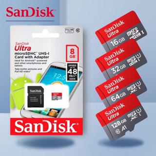 Cartão De Memória Sandisk Ultra A1 Classe 10 8gb / 16gb / 32gb / 64gb/ 128gb