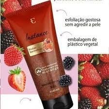 Geléia Esfoliante Corporal Eudora Instance Frutas Vermelhas - 180 gr
