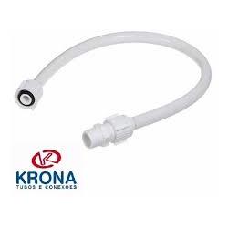 ENGATE FLEXÍVEL 1/2" 50/60cm abs agua bacia torneira