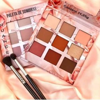 Paleta de Sombras Nuances Nude Ludurana em Oferta na Shopee