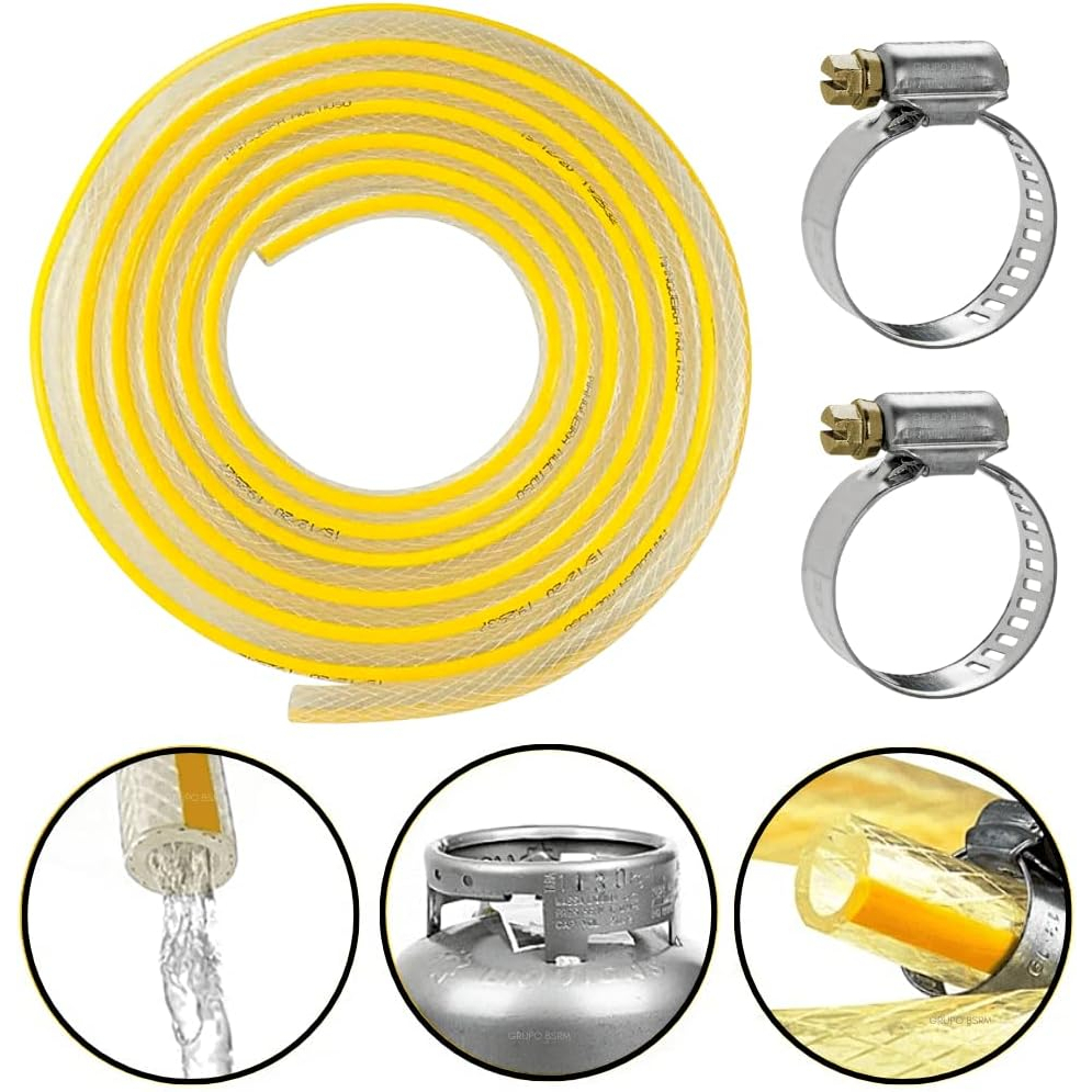 MANGUEIRA PARA GÁS DE COZINHA + 2 ABRAÇADEIRAS