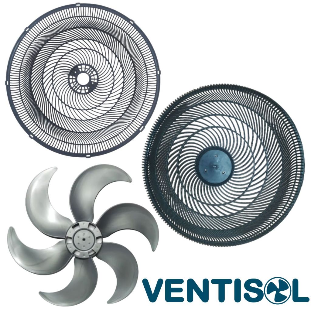 Kit Grades + Hélice Para Ventilador Turbo 6 De 50cm Ventisol