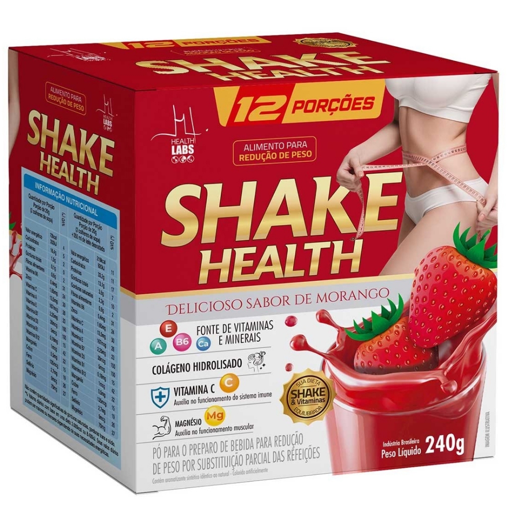 Substituto de Refeições Shake Health - 240g - Health Labs em Oferta na Shopee
