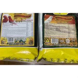 Kit Ração para canário Farinhada vermelha + extrusada em Oferta na Shopee