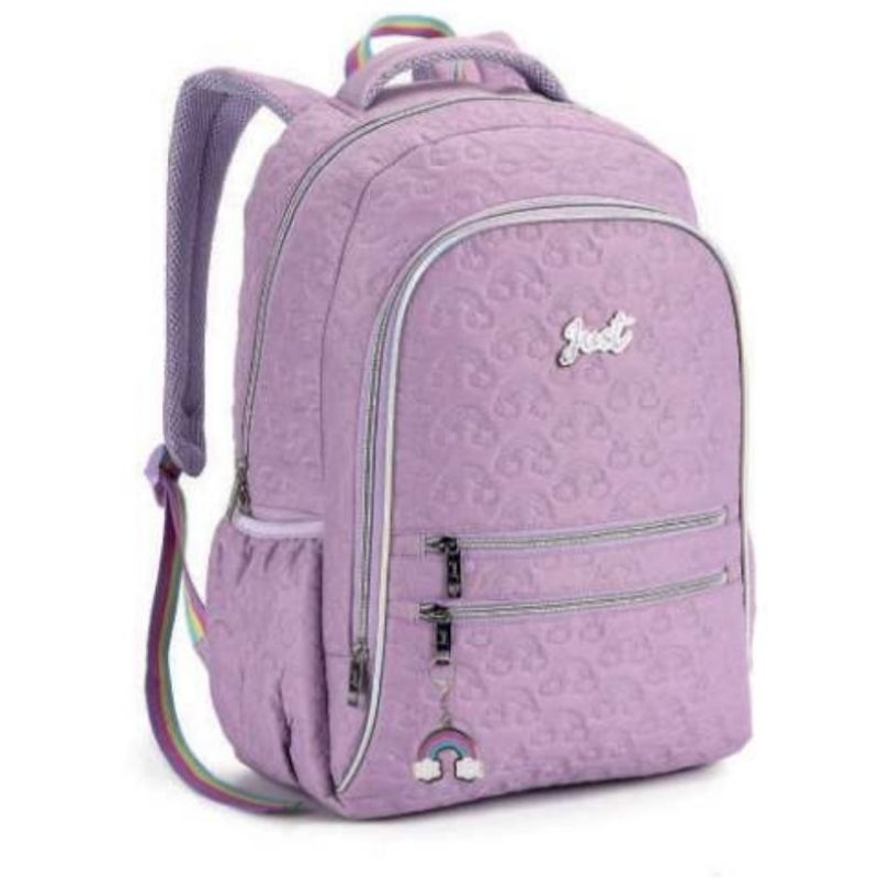 mochila escolar feminina 100% poliéster. em Oferta na Shopee
