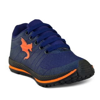 Tênis Infantil Infinitty Masculino Casual Marinho Laranja