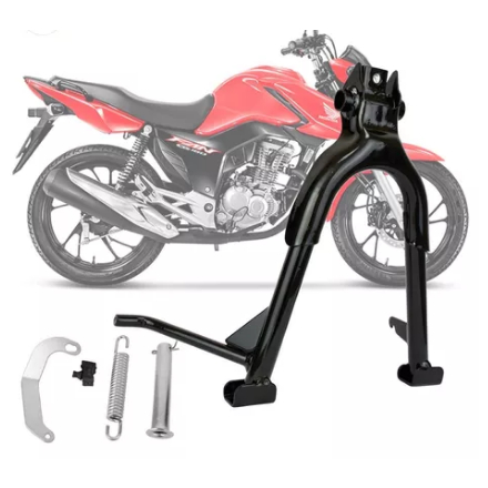 Cavalete Central Cg Titan 160 Fan 160 Start 160 Cargo 160 2016 A 2023 Com Suporte Pino e Mola Polimet - J 11