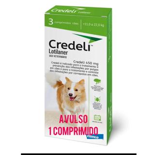 Credeli Antipulgas Carrapatos Cães 11 A 22 Kg 1 Comp Avulso