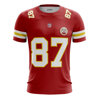 Camisa Camiseta Kansas City Chiefs Nfl Futebol Americano Kelce Adulto e Infantil
