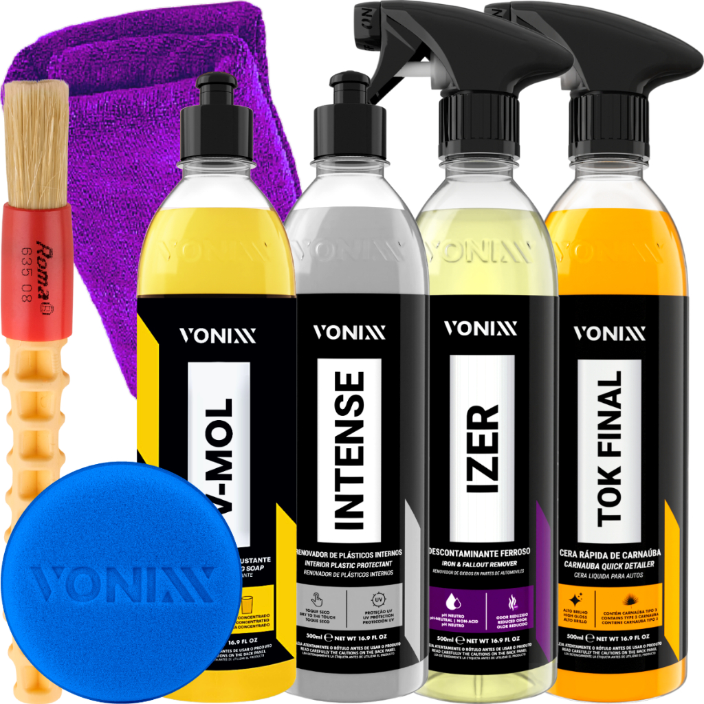 Kit Shampoo Desengraxante V-Mol Izer Elimina Tok Final Carnaúba Intense Revitalizador em Oferta na Shopee