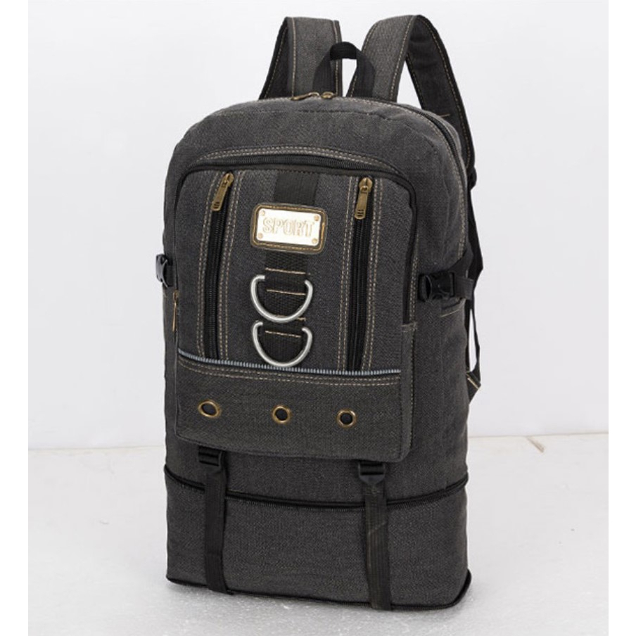 Mochila Grande De Lona 50 Litros Reforçada Para Viagens E Motoboys em Oferta na Shopee