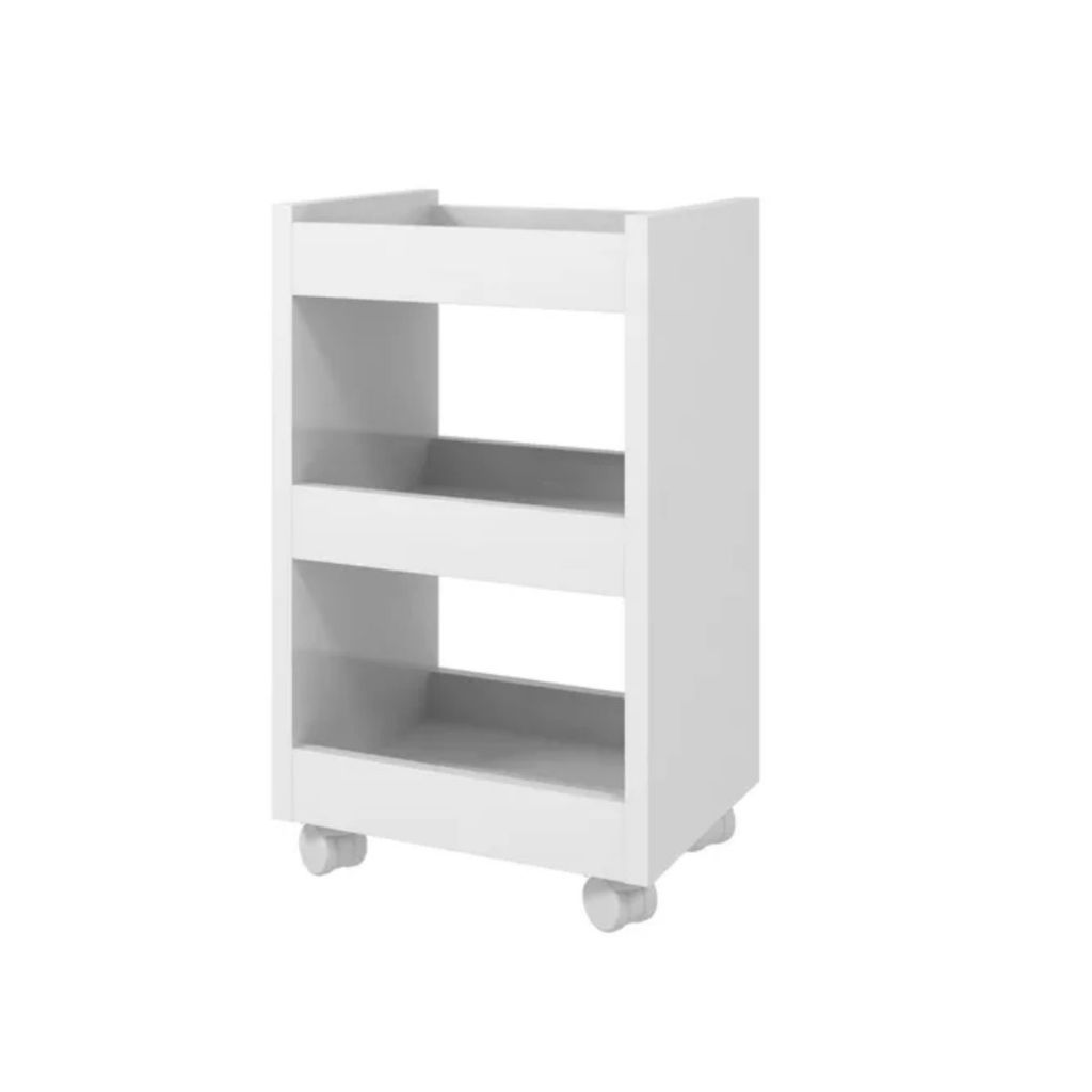 Carrinho Auxiliar Com Rodinhas Para Manicure ,Lash Designer , Nails Designer