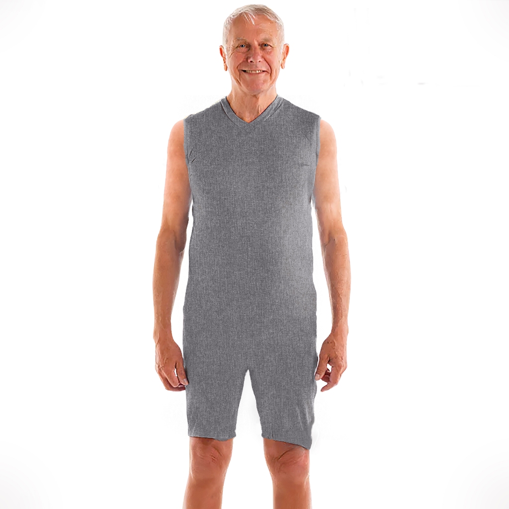 Macacão Adaptado Para Idoso Não Mexer Na Fralda