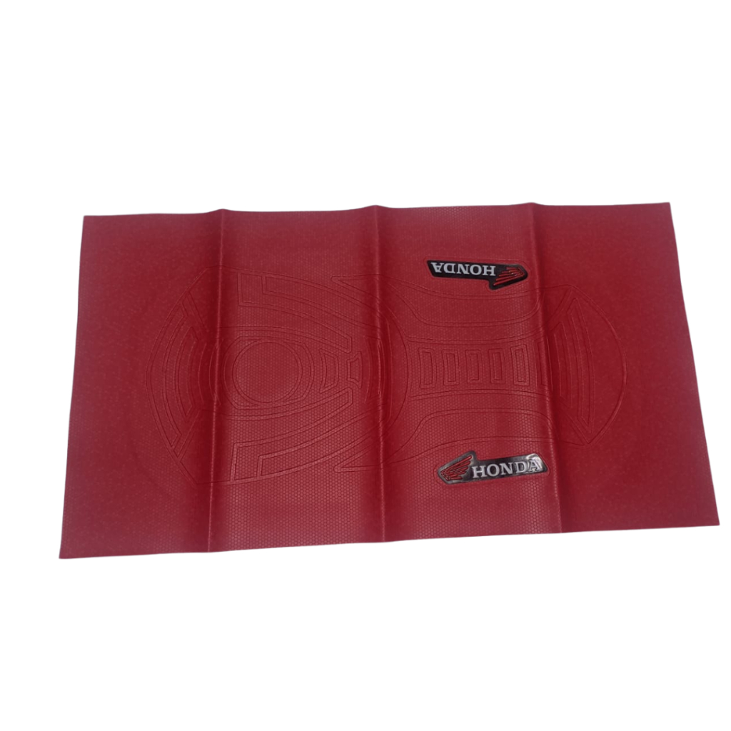 Capa Banco Emborrachada Colmeia Vermelha - Tornado / NX 150 / NX 200 / XRE 190 / CBR 450