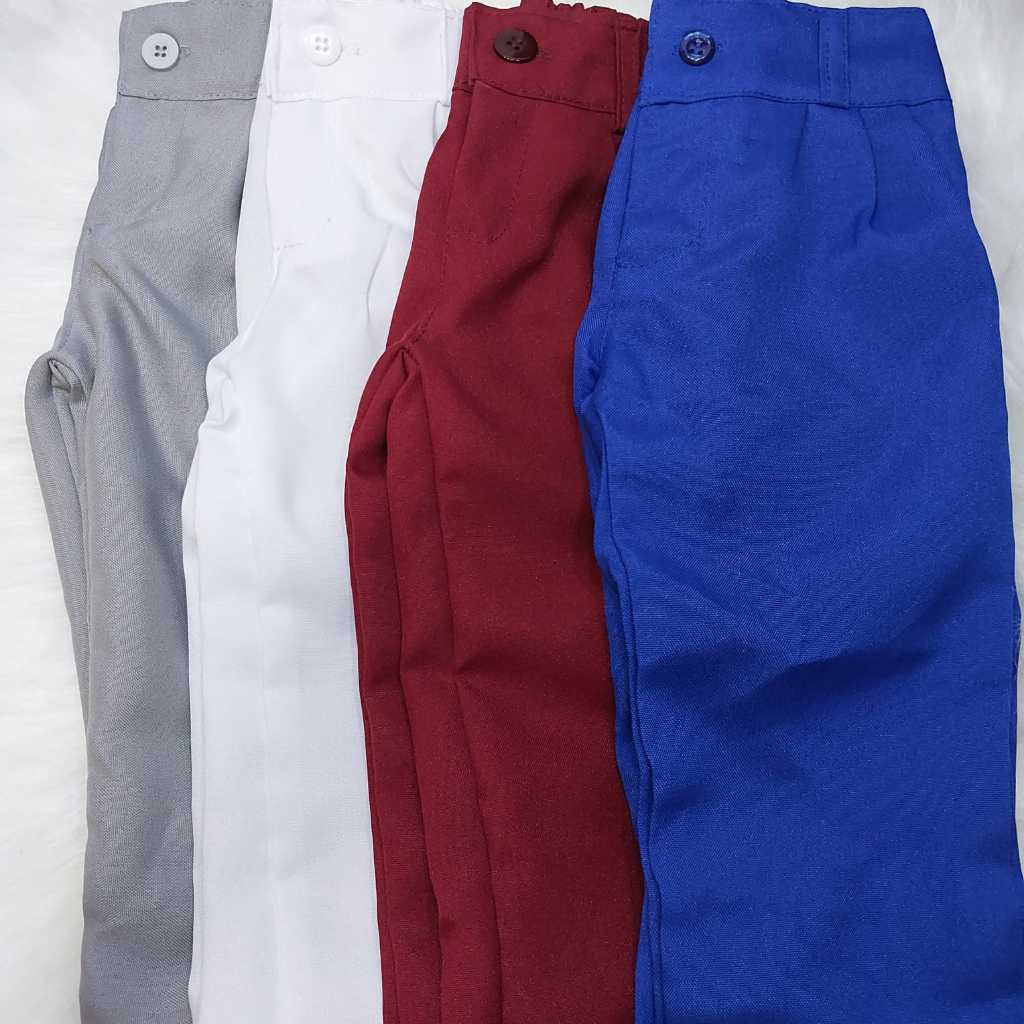 Calça Social Bebê Tradicional Pajem Festa Menino 1 A 8 anos
