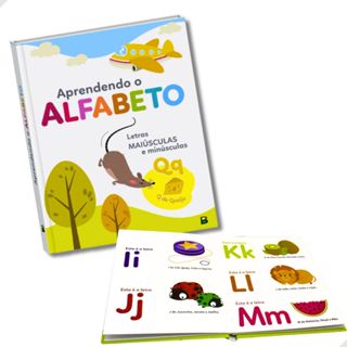 Livro Infantil Educativo Aprendendo o Alfabeto Aprender Letras em Oferta na Shopee