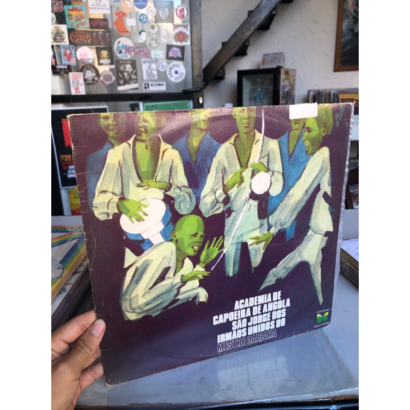 Lp Vinil Academia de Capoeira de Angola São Jorge dos Irmãos Unidos do mestre Caiçara