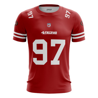 Camisa Camiseta São Francisco 49ers NFL Futebol Americano Bosa Adulto e Infantil