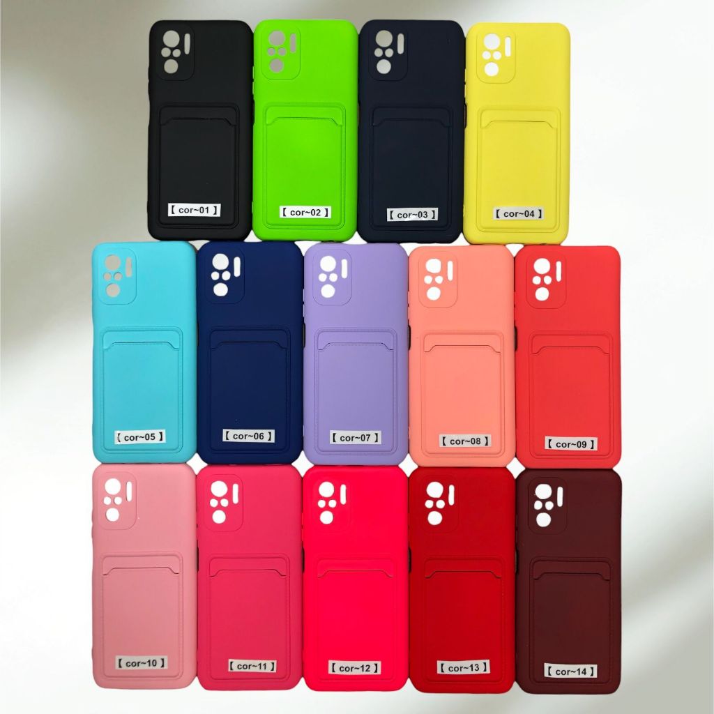 Capa Capinha Anti impacto Para  Xiaomi Redmi Note 10 4G / Note 10S / Poco M5S  - Com Interior Aveludado de Silicone     - CP 015